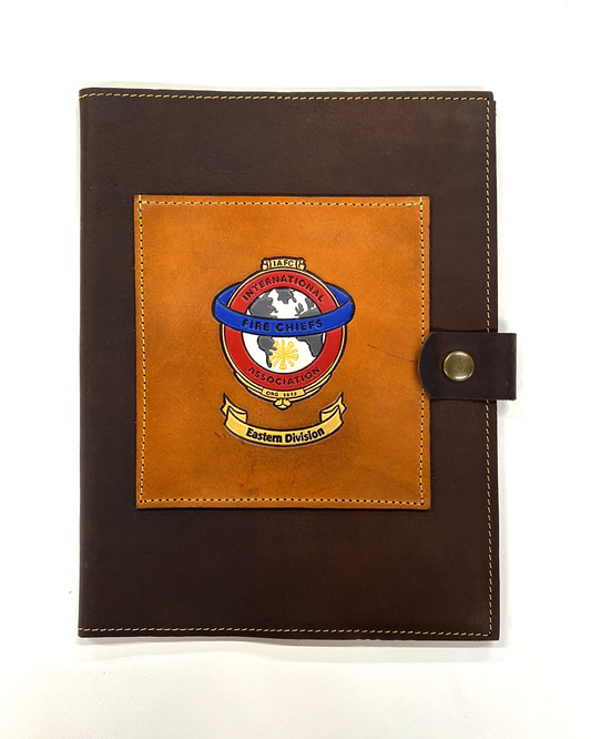 Brown Notebook with IAFC Eastern Division Logo