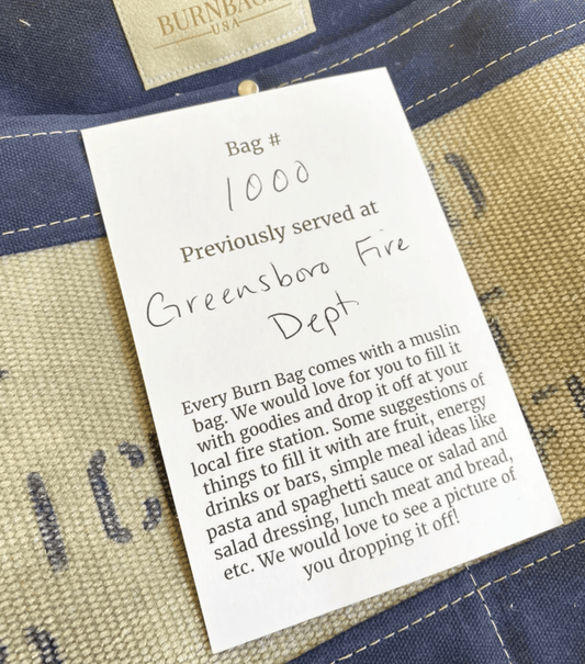 Crossbody Burn Bag- Navy