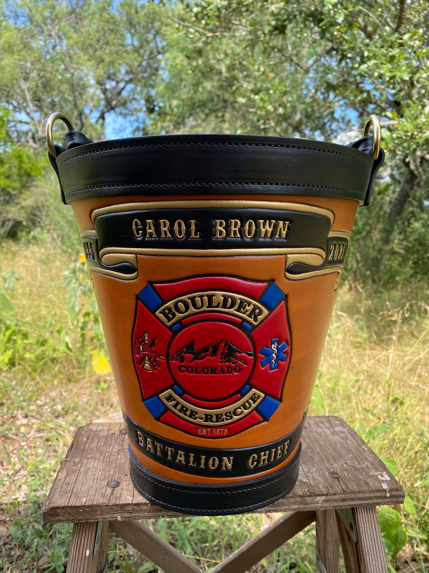 Heritage Leather Fire Bucket