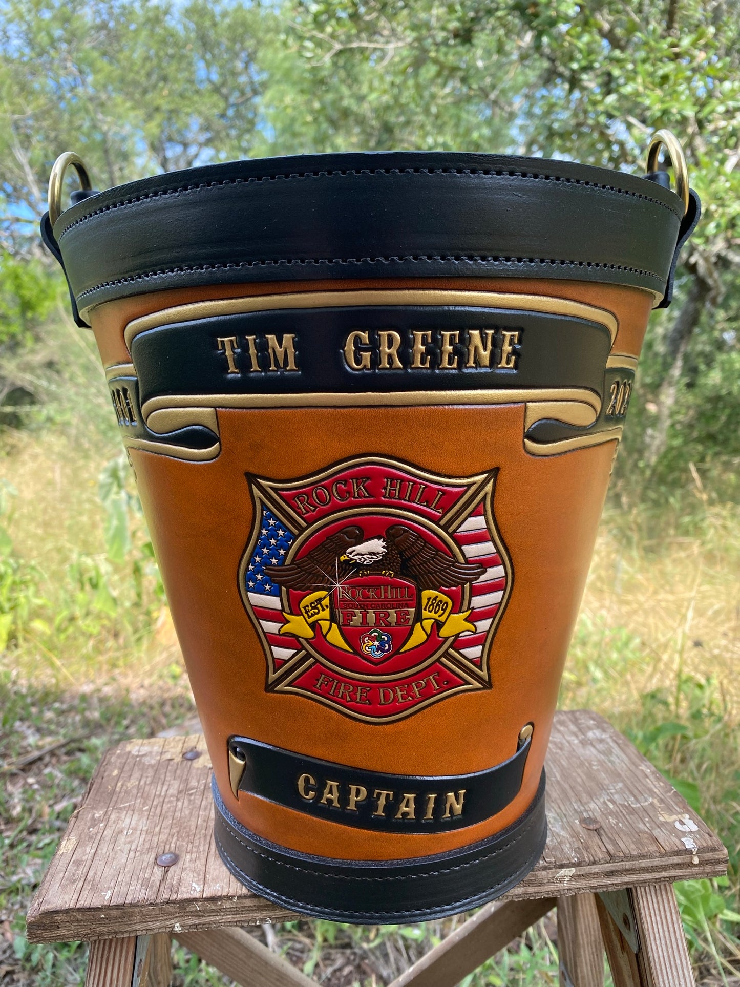 Heritage Leather Fire Bucket