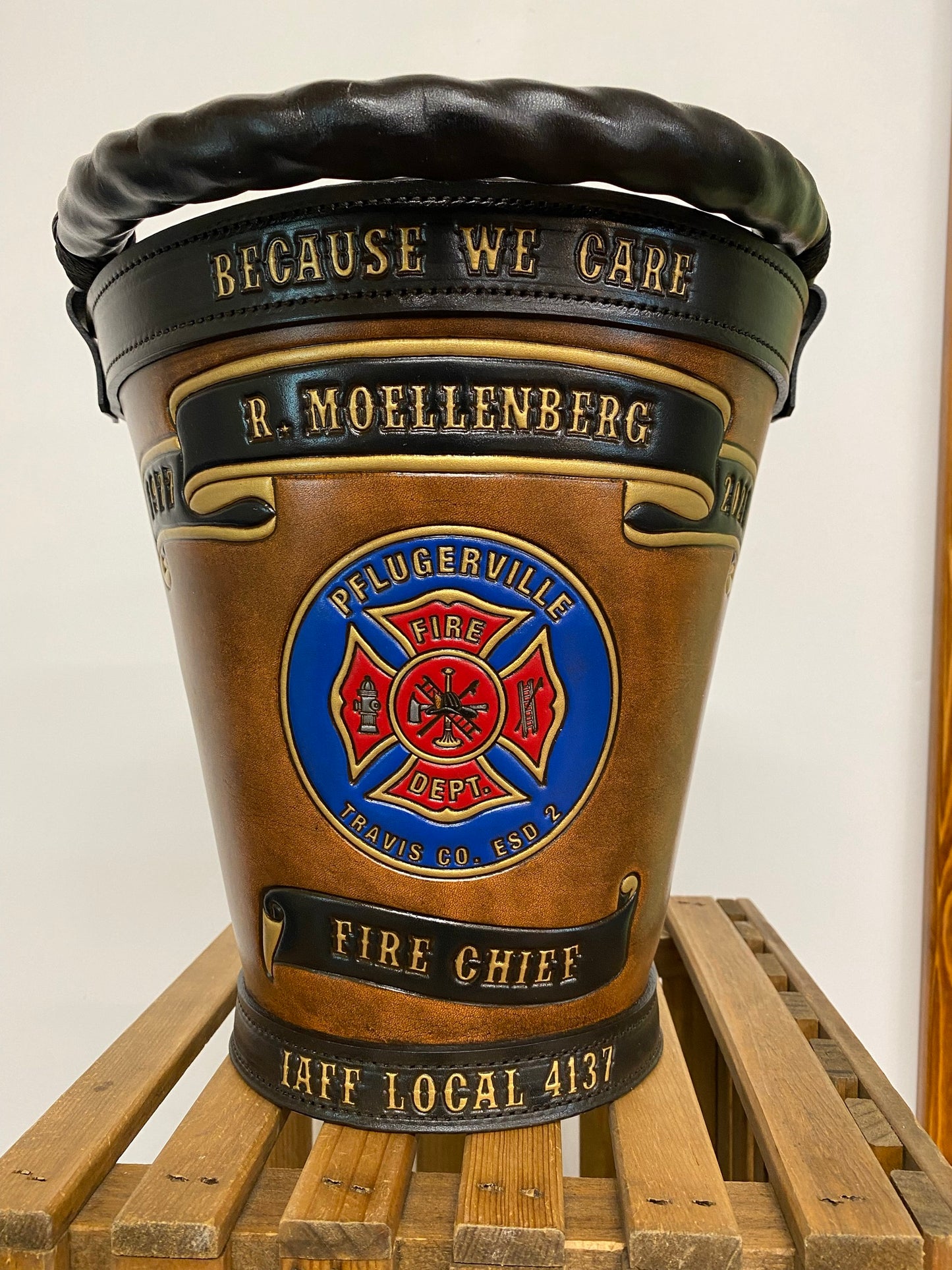 Heritage Leather Fire Bucket