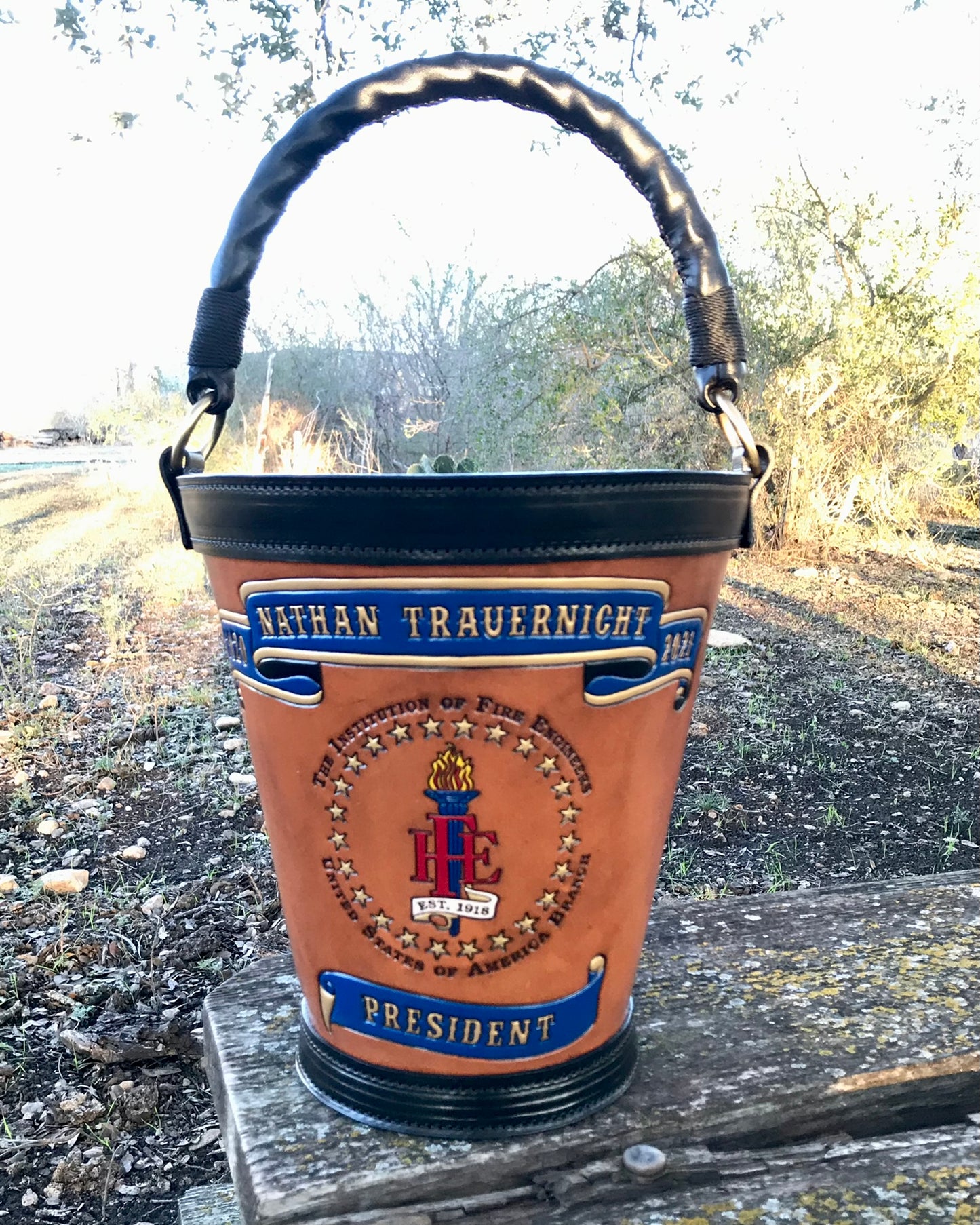 Heritage Leather Fire Bucket