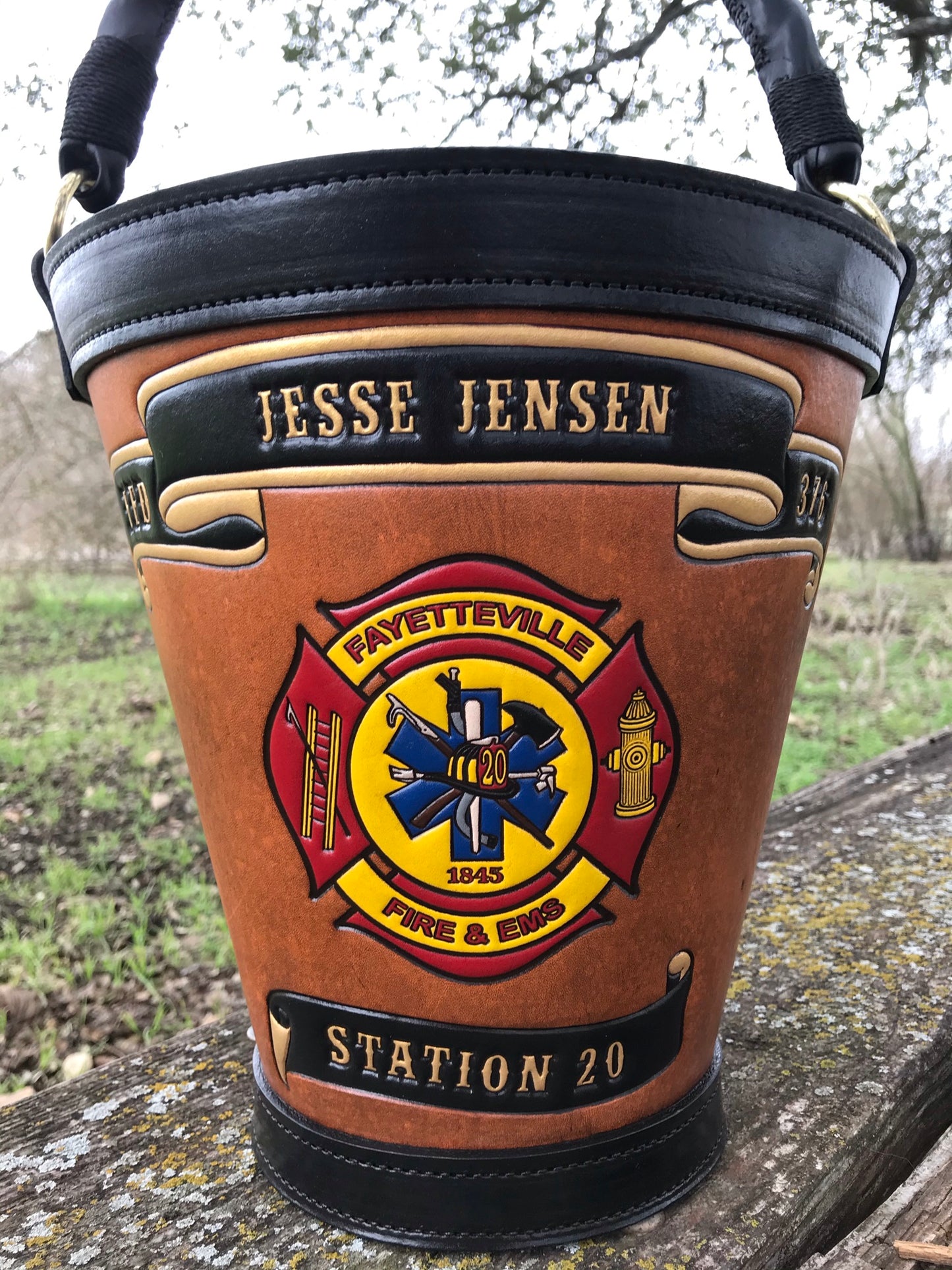 Heritage Leather Fire Bucket