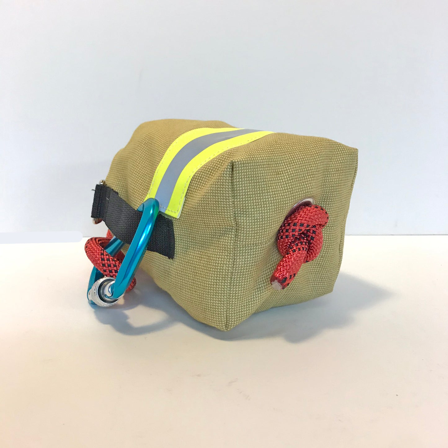 Tan Bunker Gear Rope Bag Bottom View