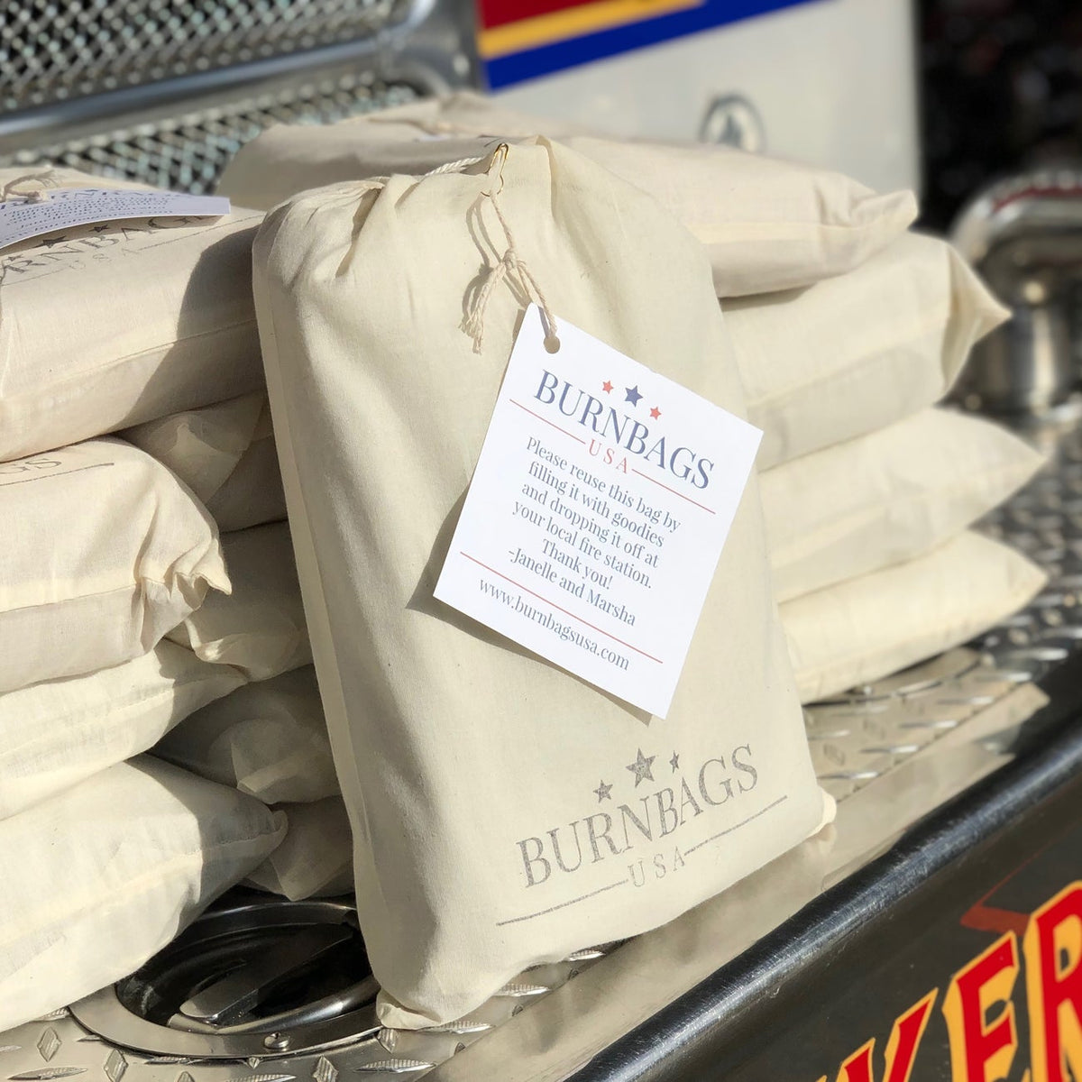 Navy Blue Classic Burn Bag