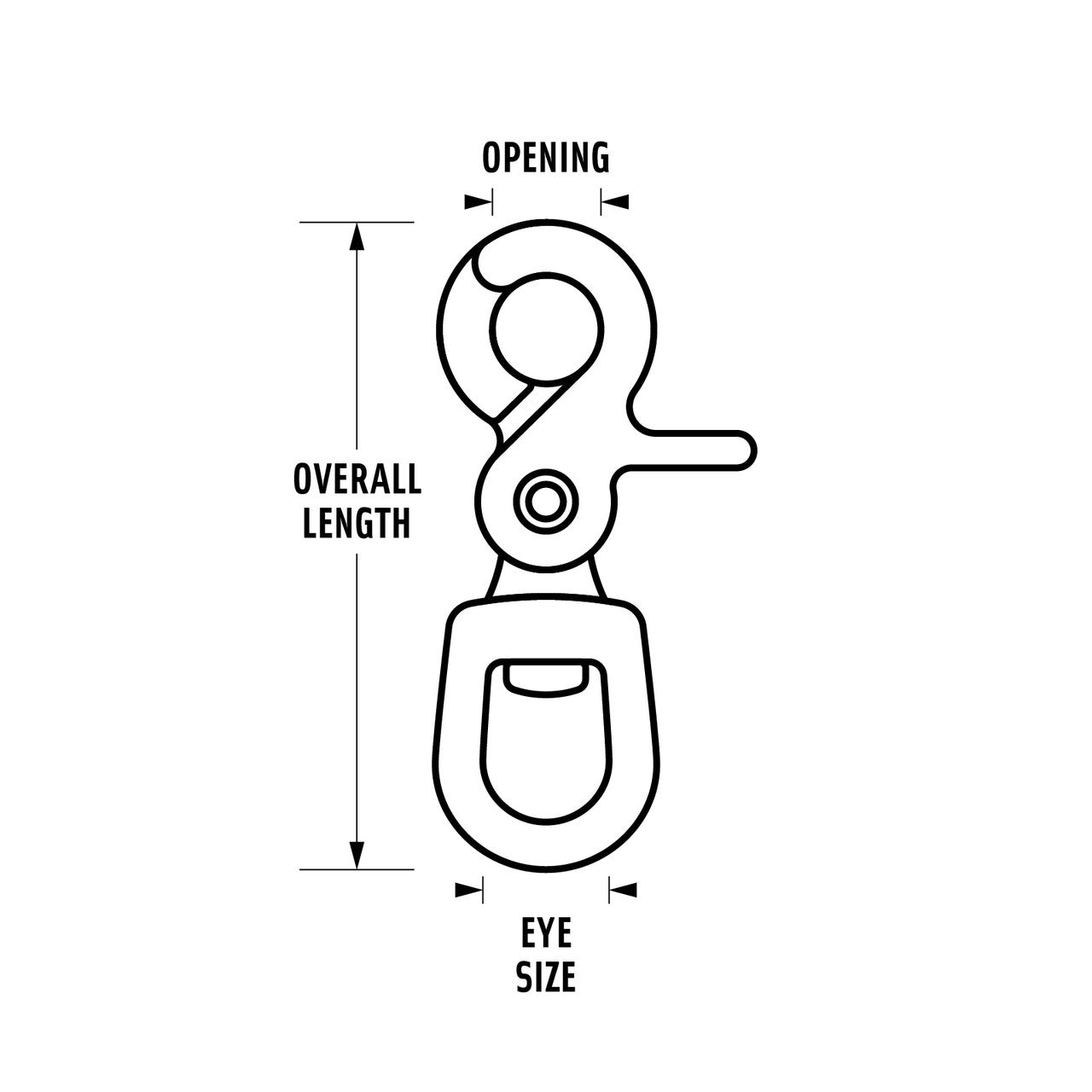 Trigger Snap Hooks, 1 inch