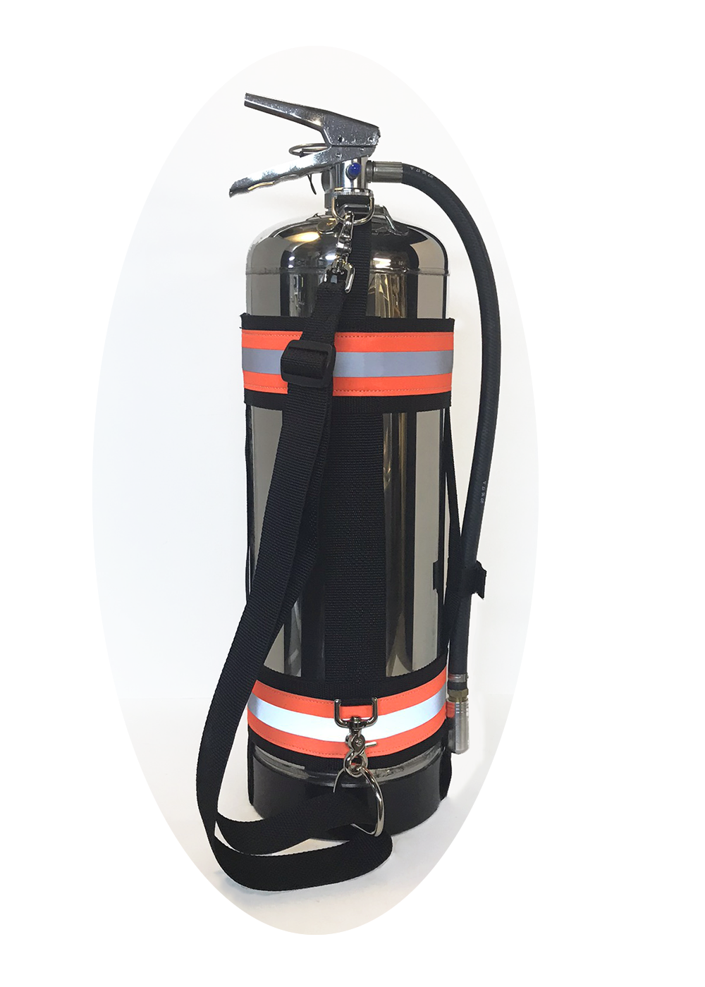 Fire Extinguisher Carry Strap Right Side