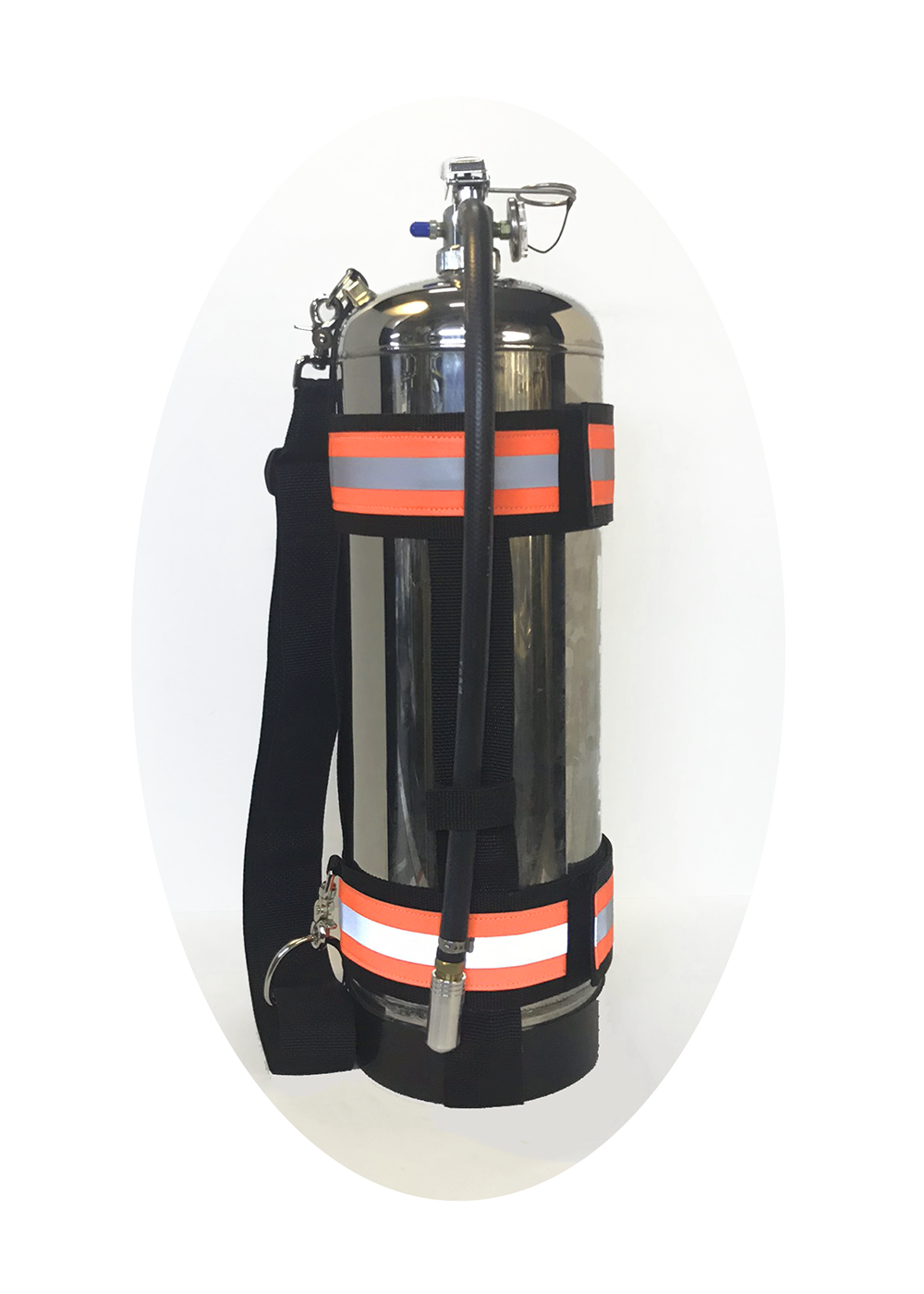 Fire Extinguisher Carry Strap Front View