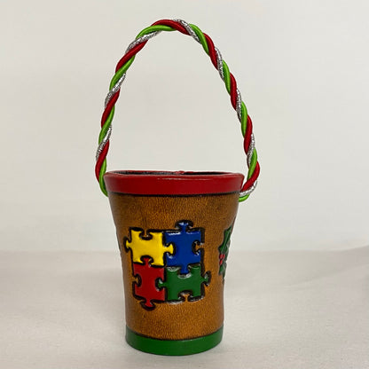 Fire Bucket Christmas Ornament