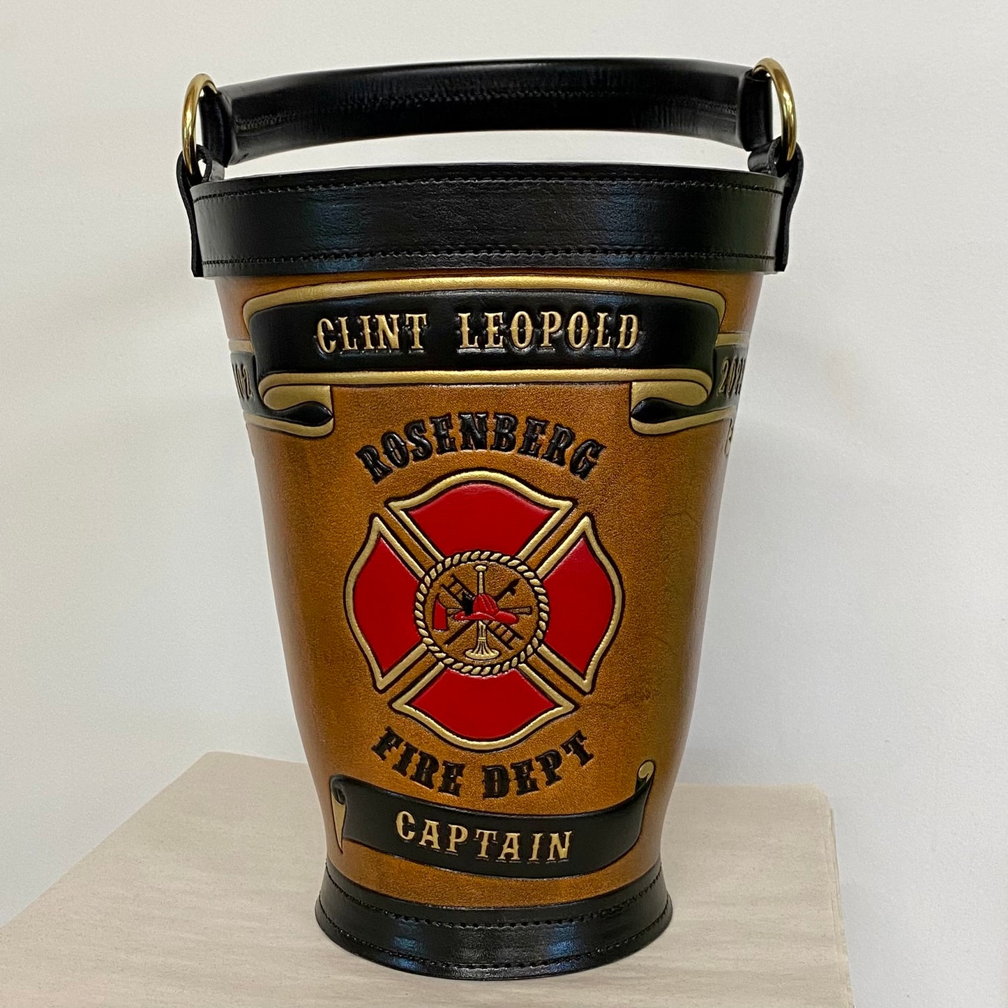 Legacy Leather Fire Buckets