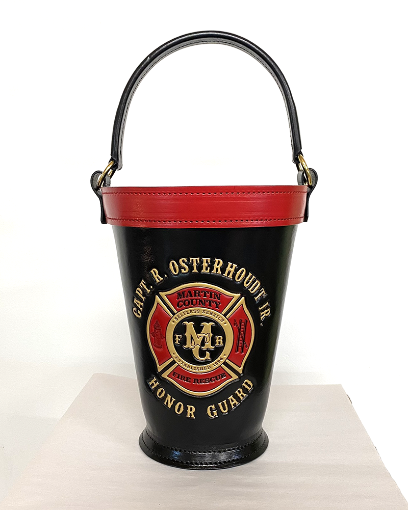 Heirloom Fire Bucket in red