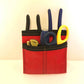 Red Fire Hose Tool Pouch with Tools