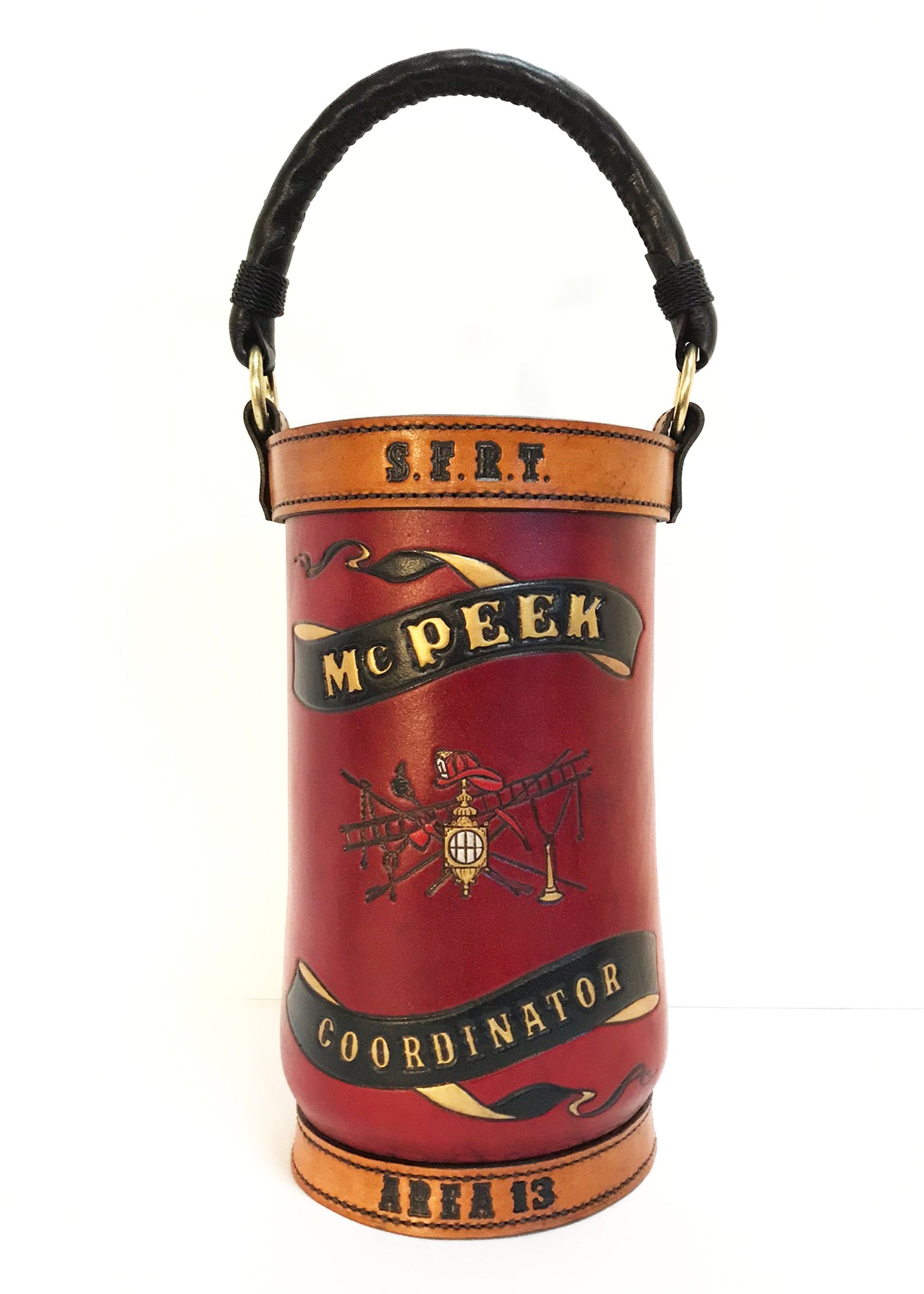 Traditions Fire Bucket with Trailing Ribbon Banners